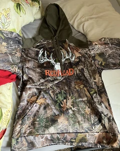 Red Heat, Camouflage Hunter's Hoodie with pull string; Size M - Picture 1 of 11
