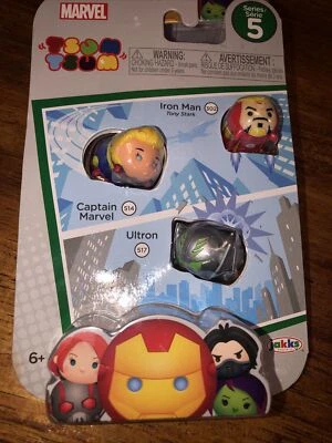 tsum tsum marvel serie 5 - Capitana Marvel 514. Iron Man 302 Ultron 517 Nuevo Foto 1 de 4