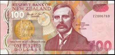 New Zealand - $100 Replacement Note - Brash - ZZ006769 - Uncirculated - Image 1 of 2