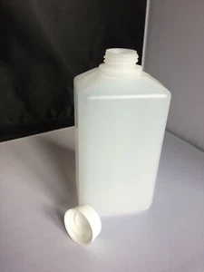 Botella cuadrada 1000 ml 10 uds (1,29 €/pieza) DIN28 botella vacía botella de laboratorio - Imagen 1 de 1