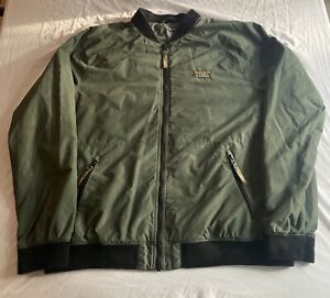 LL Bean Men’s 3-Season Bomber Jacket Size XL Forest Green Pre Owned