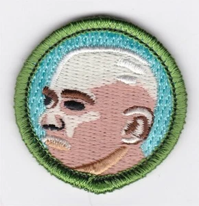 VERDIENSTABZEICHEN - SPOOF - KAHL WACHSEND - 1-1/2" DURCHMESSER - PRIVATAUSGABE - Bild 1 von 1