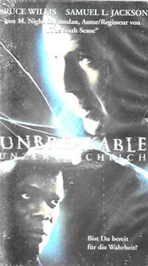 Unbreakable (Unzerbrechlich) VHS VIDEO Kassette mit Bruce Willis - ovp in Folie - Bild 1 von 1