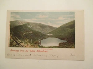 New Hampshire Postcard Franconia Notch White Mountains 1905 NH - Picture 1 of 2