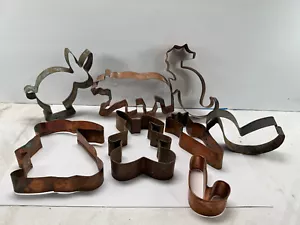 Copper large Cookie Cutters Bunny rabbits bear Seahorse carrot 8 - Picture 1 of 7