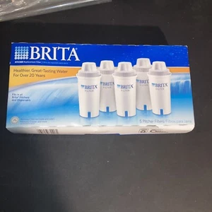 - Brita Replacement Water Pitcher Filters Advanced Filtration 5 pack - Picture 1 of 9