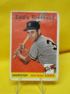 1958 Topps Béisbol Eddie Bressoud #263 - Gigantes de San Francisco - Imagen 1 de 2