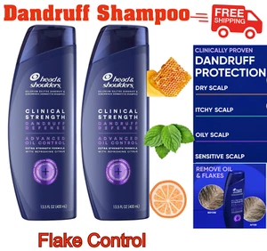 Head & Shoulders Clinical Dandruff Shampoo Oil & Flake Control Dermatitis Relief - Picture 1 of 11