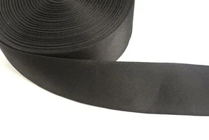 100mm Webbing Wide In Black 1m 2m 5m 10m 25m 50 Metres Bags Straps Belts Crafts - Picture 1 of 4