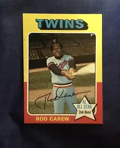 1975 #600 Rod Carew Twins Baseballkarte NACHLASSVERKAUF HOF - Bild 1 von 2