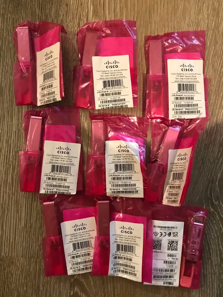 Cisco SFP-25G-SR-S 25GBASE-SR SFP28 850nm 100m MMF LC Transceiver  W/Holo - Image 1 of 1