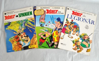 Lot of 3 German Edition Asterix in Spanien Der Gallier als Legionär Comic Books - Image 1 of 4