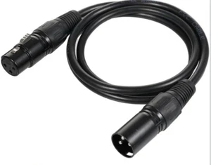 3 FT DMX Cable 3-pin Pro Audio Cable - Picture 1 of 2