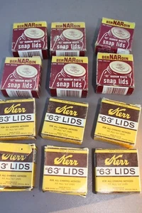 LOT 160pc Vintage Kerr Bernardin 63 Canning Lids Seals - Picture 1 of 1