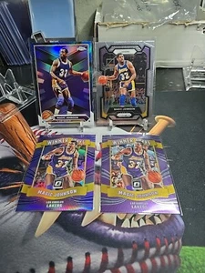 2023-24 Topps Chrome NBA Magic Johnson Blue Basketball Winner Stays Purple Optic - Picture 1 of 4