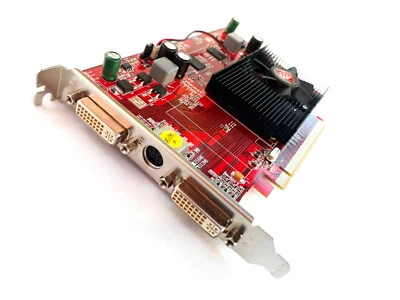 New AMD ATi HD 2600 PRO 512MB  DVI x2 PCI-E Video Graphics Card PC Windows 10 - Image 1 of 2