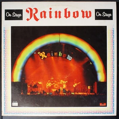 Rainbow - On Stage (gatefold with inserts) - 2xLP record [NHB3-005] USA - Image 1 of 4