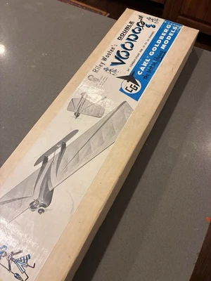 Carl Goldberg Double Voodoo Control Line Stunt C/l Balsa R/c Airplane Kit - Image 1 of 4