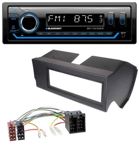 Blaupunkt Bluetooth USB DAB MP3 Autoradio für Fiat Panda (bis 2002) - schwarz - Bild 1 von 8