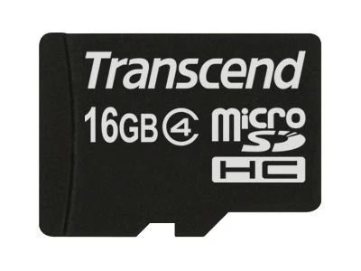 Transcend TS16GUSDC4 16 GB MicroSDHC Classe 4 Nero micro SDHC4 (No Box & - Immagine 1 di 1