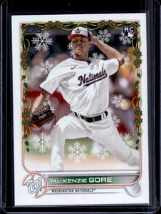 2022 Topps Holiday MacKenzie Gore RC Rookie #HW13 Nationals - Picture 1 of 2