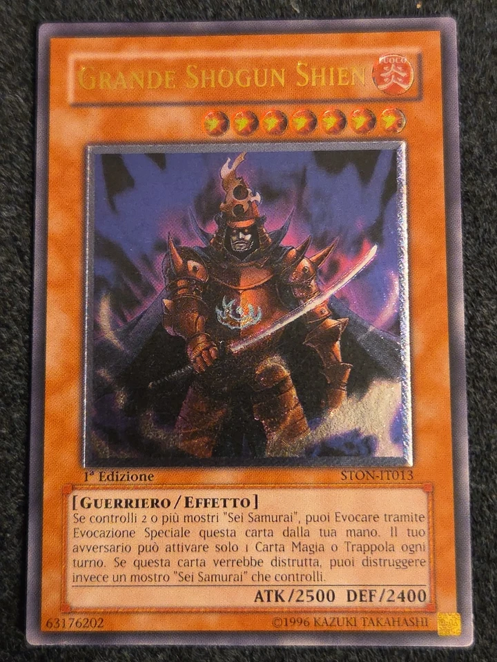 *Italian* Great Shogun Shien STON-EN013 Ultimate Rare VLP Unlimited  - Image 1 of 1