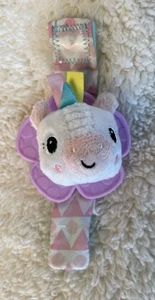 Bright Starts Rattle & Teether Wrist Pals Toy - Unicorn - Picture 1 of 3