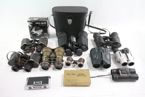 Assorted Vintage Binoculars of Various Brands and Magnifications Job Lot - Picture 1 of 11