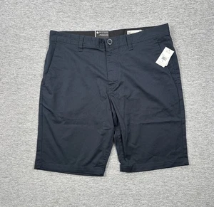Volcom Frickin Chino Shorts Mens Size 36 Blue Modern Skate Surf Outdoor NEW - Picture 1 of 10