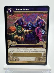 Tarjeta de botín World of Warcraft TCG bomba de pintura sin usar - Imagen 1 de 1