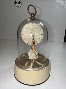 RARE VINTAGE JUNGHANS DOME MUSICAL MANTEL CLOCK BALLERINA Parts Or Repair (20-25 - Picture 1 of 4