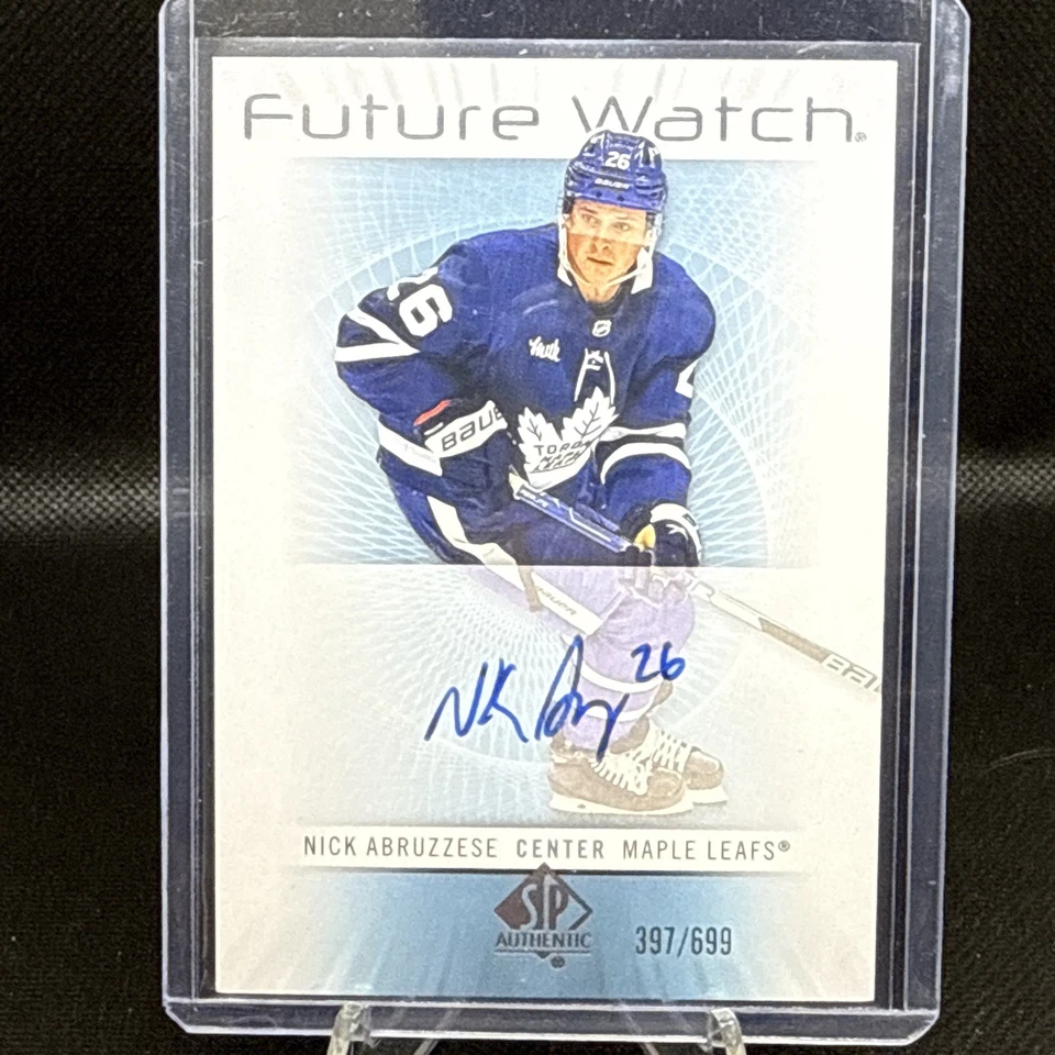 2022-23 SP Authentic #RFWA-AB Nick Abruzzese-12-13 Retro Future Watch Auto-233/6 - Image 1 of 2