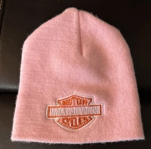 Harley Davidson Women Knit Cap pink/orange - Picture 1 of 2