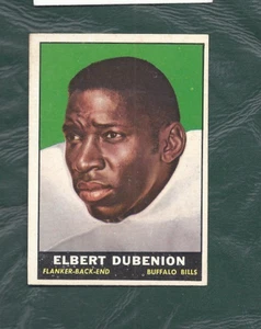 1961 Topps Fußballkarte #159 Elbert Dubenion Buffalo Bills EXMT - Bild 1 von 2
