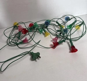 Vintage Christmas String Lights Japan 20 Bulbs Multi-Color Double String 120” - Bild 1 von 9