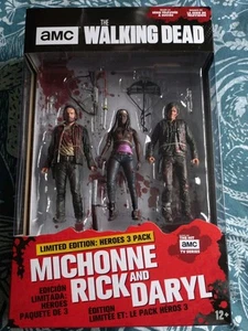 Walking Dead Figures, Ltd Ed 3 pack, Michonne, Rick & Daryl (McFarlane) - Picture 1 of 4