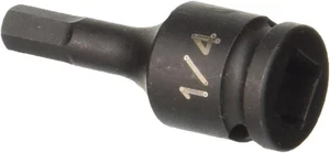 Grey Pneumatic 1908F 3/8" Drive x 1/4" Hex Driver Socket Lifetime Warranty - Picture 1 of 6