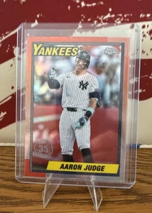 2025 Topps Chrome 1990 Topps Baseball Aaron Judge #90CB-11 New York Yankees MLB - Picture 1 of 2