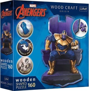 NUEVO Rompecabezas de Madera Trefl 160 Piezas 9+ Edad Marvel Vengadores Thanos en Trono - Imagen 1 de 2
