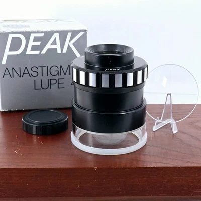 🌸[Near MINT] Peak Anastigmat Lupe Loupe 4x Magnifier No.1990 From JAPAN - Image 1 of 4