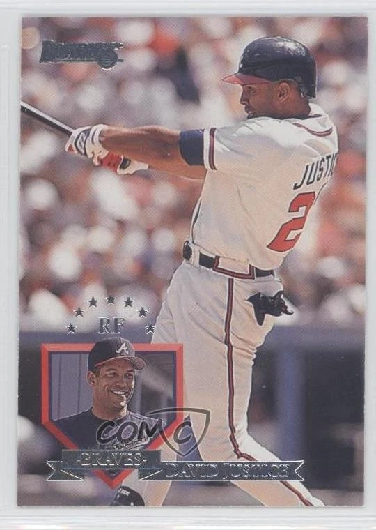1995 Donruss David Justice #1 - Image 1 of 2