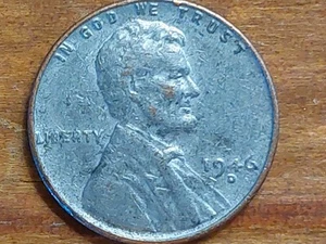 1946 D Silver Colored Wheat Penny - Picture 1 of 2