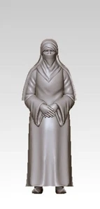 Arab Civilian Figure 1:16 Scale High Detail 3d Resin Printed - Picture 1 of 1