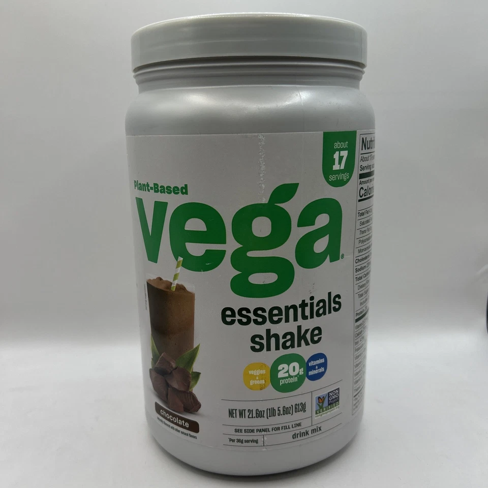 Vega Essentials Plant Based Protein Powder, Chocolate- Vegan, Superfood, 1.4 Lbs - Image 1 of 1