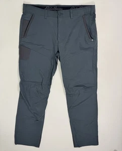 Eddie Bauer Pants Men's 38x34 (38x32) First Ascent Guides Day Off Canvas Stretch - Picture 1 of 8