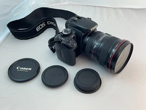 Canon EOS Rebel XTi Digital SLR 10.1 mp + Canon EF 17-40mm f/4 L Zoom Lens - Picture 1 of 18