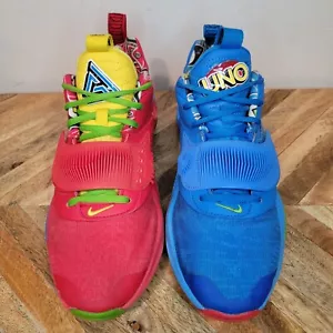 Nike Zoom Freak 3 NRG x UNO 50th Anniversary/Left Blue Right Red Mens Size 7.5 - Picture 1 of 10