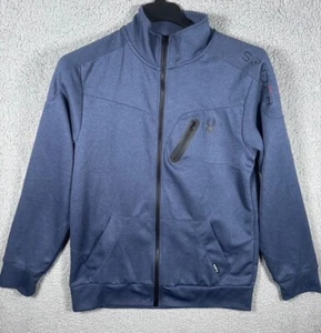 Spyder Active Jacket Mens Medium Full Zip Big Logo Pockets Casual Outdoors - Picture 1 of 11