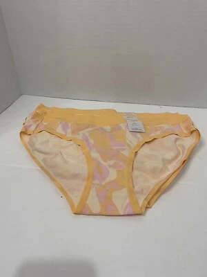 Bragas de bikini Auden mezcla de algodón naranja melocotón 5 pares talla M Foto 1 de 4
