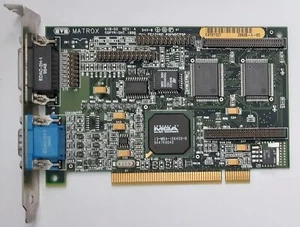 Scheda grafica Matrox Mystique PCI (MGA-MYST/2I, MGA-1064SG, 2MB, retrò, 1996) - Foto 1 di 4